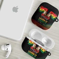 Ghana Black History Month AirPods Case Live It Learn It Make It - Wonder Print Shop