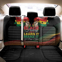 Ghana Black History Month Back Car Seat Cover Live It Learn It Make It - Wonder Print Shop