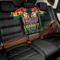 Ghana Black History Month Back Car Seat Cover Live It Learn It Make It - Wonder Print Shop