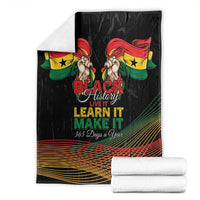 Ghana Black History Month Blanket Live It Learn It Make It - Wonder Print Shop
