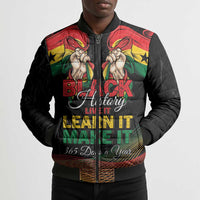Personalized Ghana Black History Month Bomber Puffer Jacket Live It Learn It Make It - Wonder Print Shop