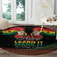 Ghana Black History Month Round Carpet Live It Learn It Make It - Wonder Print Shop