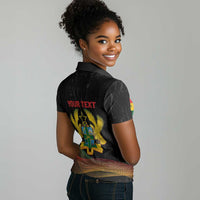 Personalized Ghana Black History Month Women Polo Shirt Live It Learn It Make It - Wonder Print Shop