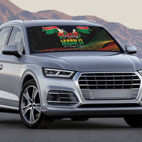 Kenya Black History Month Auto Sun Shade Live It Learn It Make It - Wonder Print Shop