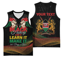 Personalized Kenya Black History Month Basketball Jersey Live It Learn It Make It - Wonder Print Shop