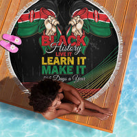 Kenya Black History Month Beach Blanket Live It Learn It Make It - Wonder Print Shop