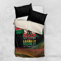 Kenya Black History Month Bedding Set Live It Learn It Make It - Wonder Print Shop