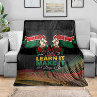 Kenya Black History Month Blanket Live It Learn It Make It - Wonder Print Shop