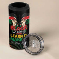 Personalized Kenya Black History Month 4 in 1 Can Cooler Tumbler Live It Learn It Make It - Wonder Print Shop