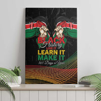 Kenya Black History Month Canvas Wall Art Live It Learn It Make It - Wonder Print Shop