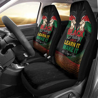 Kenya Black History Month Car Seat Cover Live It Learn It Make It - Wonder Print Shop