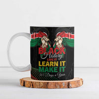 Personalized Kenya Black History Month Ceramic Mug Live It Learn It Make It - Wonder Print Shop