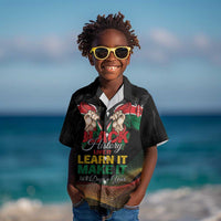 Personalized Kenya Black History Month Kid Hawaiian Shirt Live It Learn It Make It - Wonder Print Shop