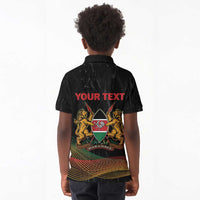 Personalized Kenya Black History Month Kid Polo Shirt Live It Learn It Make It - Wonder Print Shop