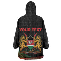 Personalized Kenya Black History Month Kid Wearable Blanket Hoodie Live It Learn It Make It - Wonder Print Shop