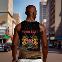 Personalized Kenya Black History Month Men Tank Top Live It Learn It Make It - Wonder Print Shop