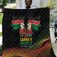 Kenya Black History Month Quilt Live It Learn It Make It - Wonder Print Shop