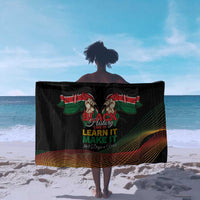 Kenya Black History Month Sarong Live It Learn It Make It - Wonder Print Shop