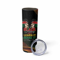 Personalized Kenya Black History Month Skinny Tumbler Live It Learn It Make It - Wonder Print Shop