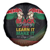 Kenya Black History Month Spare Tire Cover Live It Learn It Make It - Wonder Print Shop