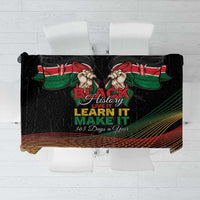 Kenya Black History Month Tablecloth Live It Learn It Make It - Wonder Print Shop