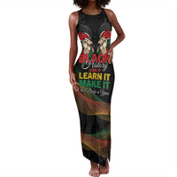 Personalized Kenya Black History Month Tank Maxi Dress Live It Learn It Make It - Wonder Print Shop