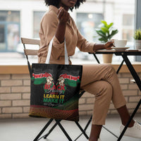 Kenya Black History Month Tote Bag Live It Learn It Make It - Wonder Print Shop