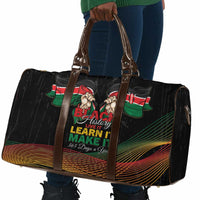 Kenya Black History Month Travel Bag Live It Learn It Make It - Wonder Print Shop