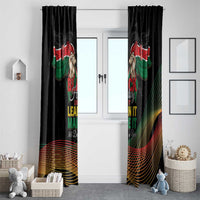 Kenya Black History Month Window Curtain Live It Learn It Make It - Wonder Print Shop