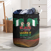 Nigeria Black History Month Laundry Basket Live It Learn It Make It - Wonder Print Shop