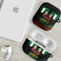 Nigeria Black History Month AirPods Case Live It Learn It Make It - Wonder Print Shop