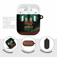 Nigeria Black History Month AirPods Case Live It Learn It Make It - Wonder Print Shop