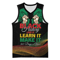 Personalized Nigeria Black History Month Basketball Jersey Live It Learn It Make It - Wonder Print Shop