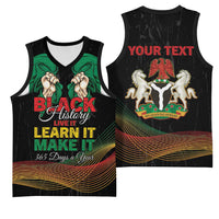 Personalized Nigeria Black History Month Basketball Jersey Live It Learn It Make It - Wonder Print Shop