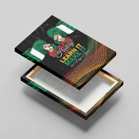 Nigeria Black History Month Canvas Wall Art Live It Learn It Make It - Wonder Print Shop