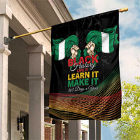 Nigeria Black History Month Garden Flag Live It Learn It Make It - Wonder Print Shop