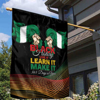 Nigeria Black History Month Garden Flag Live It Learn It Make It - Wonder Print Shop