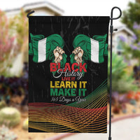 Nigeria Black History Month Garden Flag Live It Learn It Make It - Wonder Print Shop