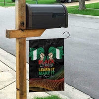 Nigeria Black History Month Garden Flag Live It Learn It Make It - Wonder Print Shop