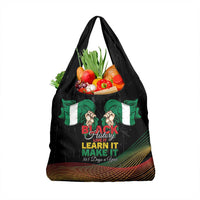 Nigeria Black History Month Grocery Bag Live It Learn It Make It - Wonder Print Shop