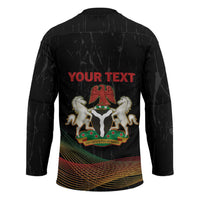 Personalized Nigeria Black History Month Hockey Jersey Live It Learn It Make It - Wonder Print Shop