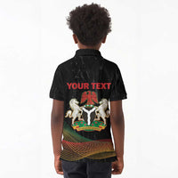 Personalized Nigeria Black History Month Kid Polo Shirt Live It Learn It Make It - Wonder Print Shop