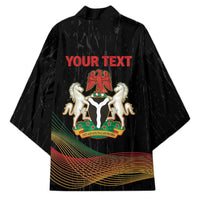 Personalized Nigeria Black History Month Kimono Live It Learn It Make It - Wonder Print Shop