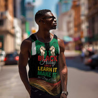 Personalized Nigeria Black History Month Men Tank Top Live It Learn It Make It - Wonder Print Shop