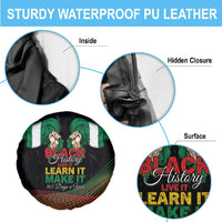 Nigeria Black History Month Spare Tire Cover Live It Learn It Make It - Wonder Print Shop