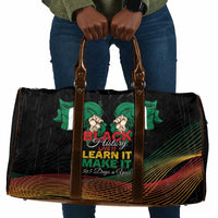 Nigeria Black History Month Travel Bag Live It Learn It Make It - Wonder Print Shop
