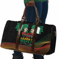 Nigeria Black History Month Travel Bag Live It Learn It Make It - Wonder Print Shop