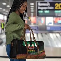 Nigeria Black History Month Travel Bag Live It Learn It Make It - Wonder Print Shop