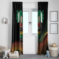 Nigeria Black History Month Window Curtain Live It Learn It Make It - Wonder Print Shop