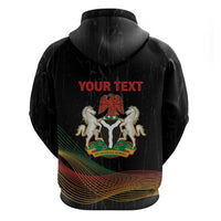 Personalized Nigeria Black History Month Zip Hoodie Live It Learn It Make It - Wonder Print Shop